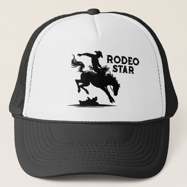 Rodeo Star Trucker Hat (Front)