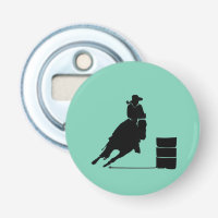 Rodeo Theme Cowgirl Barrel Racing Silhouette