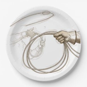 Rodeo Theme Paper Plate