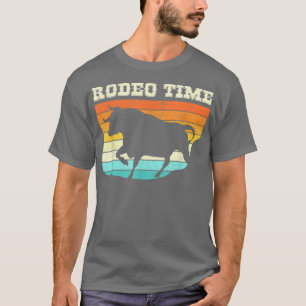 Rodeo Time Cowboy Wild West Ranch Lasso Vintage Ho T-Shirt