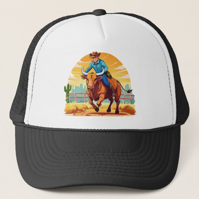 Rodeo Trucker Hat (Front)