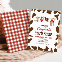 Rodeo Two step Western Cowboy 2ND Birthday