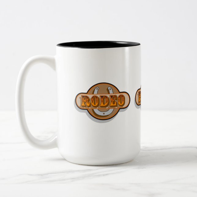 Rodeo Two-Tone Coffee Mug (Left)