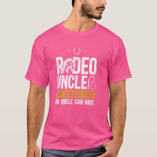 Rodeo Uncle Coolest Title Uncle Of A Rodeo Rider U T-Shirt