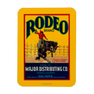 Rodeo Vegetable LabelSalinas, CA Magnet