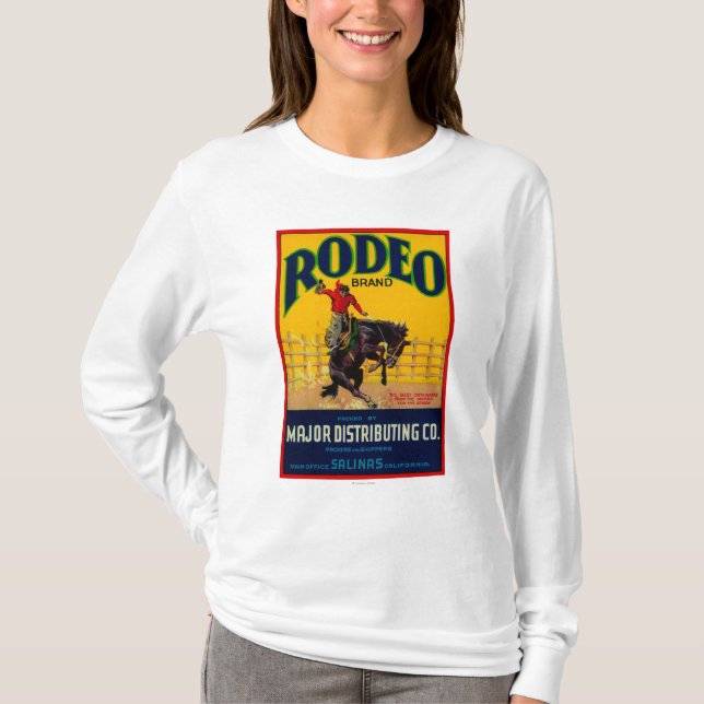 Rodeo Vegetable LabelSalinas, CA T-Shirt (Front)