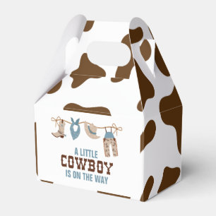 Rodeo Western Cowboy Baby Shower Favour Box