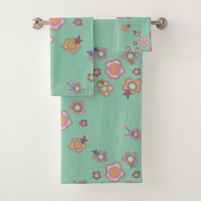 Rodeo Winner Yeehah Hat Toss Bath Towel Set (Insitu)