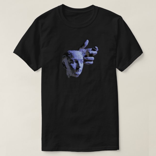 Rodin in Blue T-Shirt (Design Front)