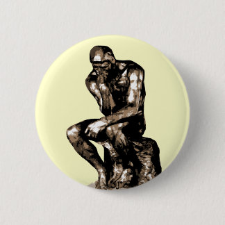 Rodin "The Thinker" - Button