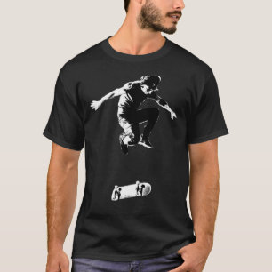 Rodney Mullen Treflip B&W Graphic Classic T-Sh T-Shirt