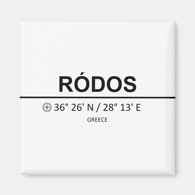 Rodos Magnet (Front)