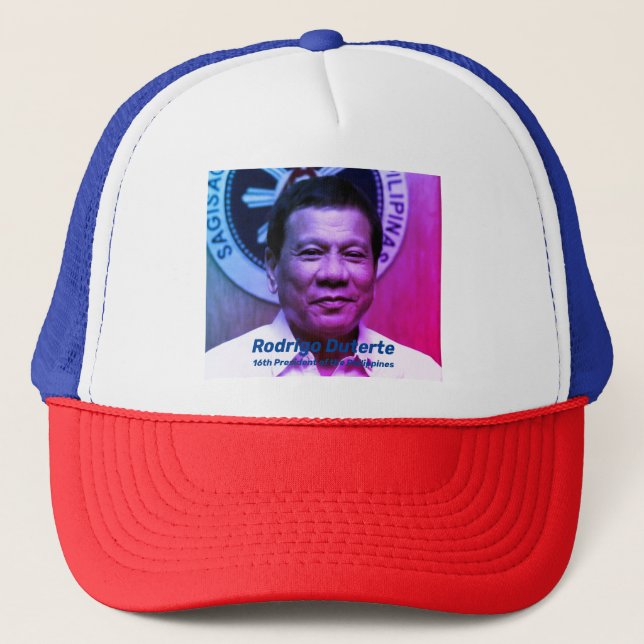 Rodrigo Duterte, 16th President of the Philippines Trucker Hat (Front)