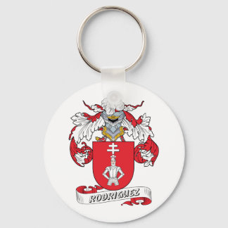 Rodriguez Family Crest Key Ring