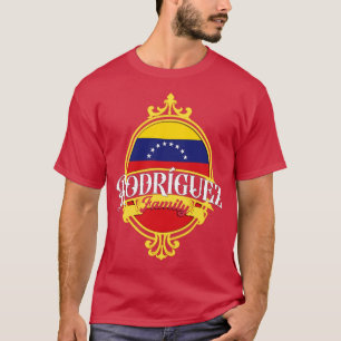 Rodriguez Family Venezuela Flag T-Shirt