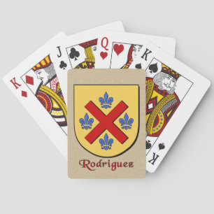 Rodriguez Heraldic Shield Playing Cards
