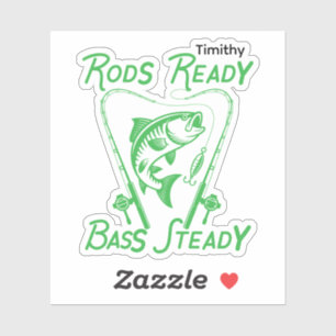 Rods Ready Bass Steady Custom SVG Graphic