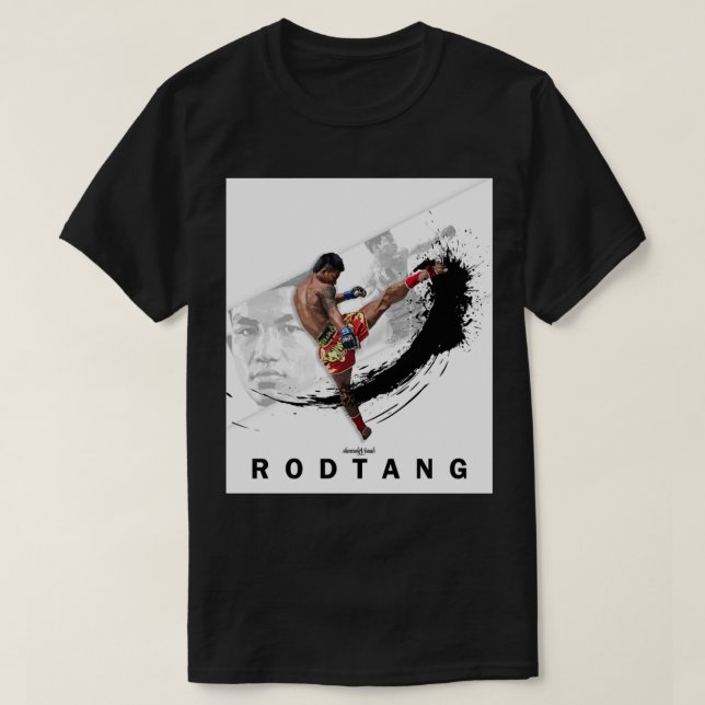 RODTANG Muaythai White Artwork by shunsukevisuals  T-Shirt (Design Front)