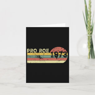 Roe 1973 My Uterus My Choice Prochoice Feminist  Card
