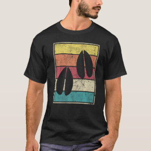 Roe Deer Footprints Retro Vintage With Classic Str T-Shirt