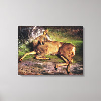 Roe Deer in the Forest (by Rosa Bonheur)