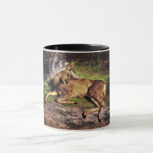 Roe Deer in the Forest (by Rosa Bonheur) Mug