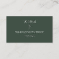 ROE Dusky Green & White Simple Wedding