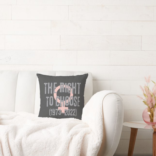 Roe V Wade Death Date Typography  Cushion (Couch)