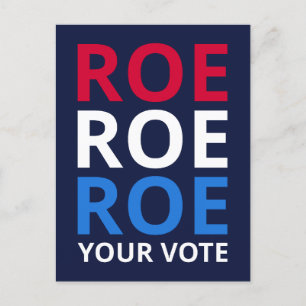 Roe Your Vote I Postcard