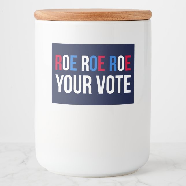 Roe Your Vote II Food Label (Front)