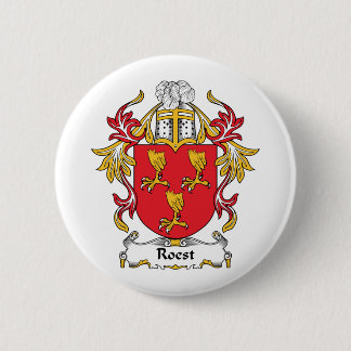 Roest Family Crest 6 Cm Round Badge