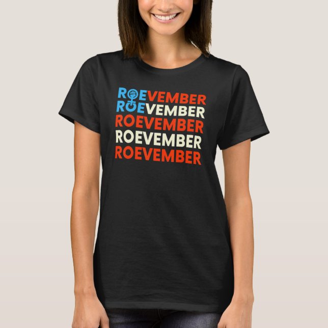 ROEVEMBER American Flag  Remember November 8 2022 T-Shirt (Front)