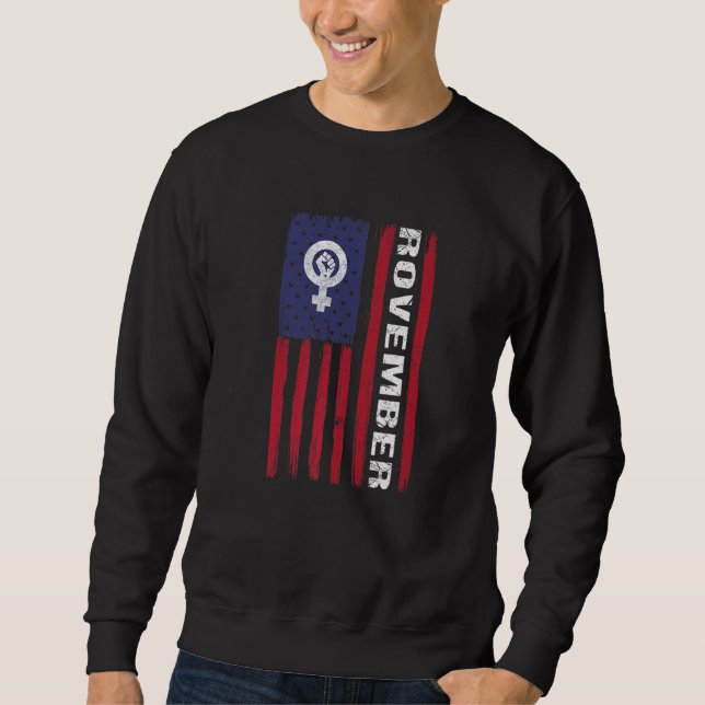 Roevember American Flag Sweatshirt (Front)