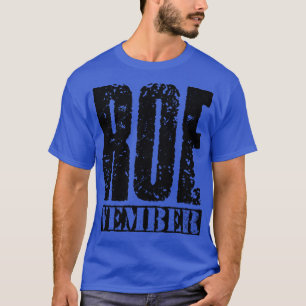 Roevember Black Vintage Text T-Shirt