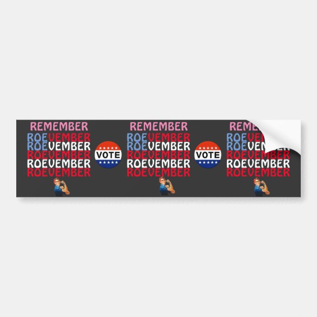 ROEVEMBER Bumper Sticker (Front)