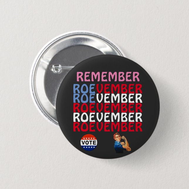 ROEVEMBER Button (Front & Back)