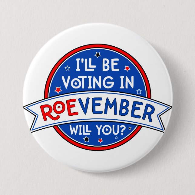 ROEvember voting badge (Front)