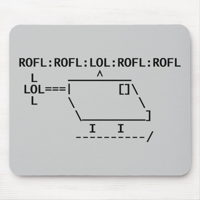 ROFLcopter Mouse Pad (Front)
