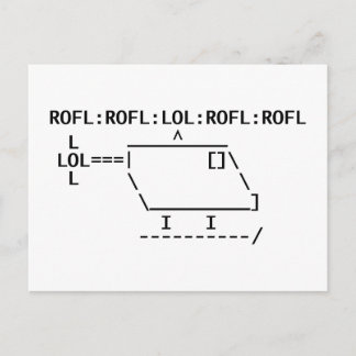 ROFLcopter Postcard