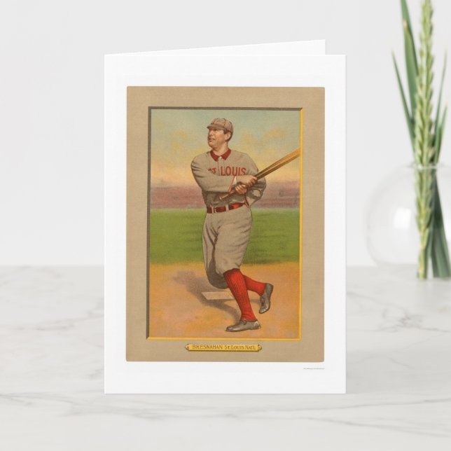 Roger Bresnahan Cardinals Baseball 1911 Card (Front)