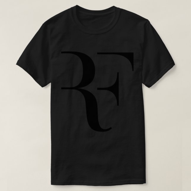 Roger Federer Logo  T-Shirt (Design Front)