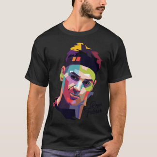 Roger Federer  Pop Art Portrait _ T-Shirt
