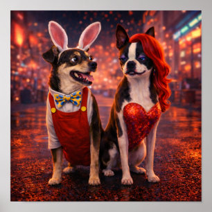 "Roger & Jessica" Poster