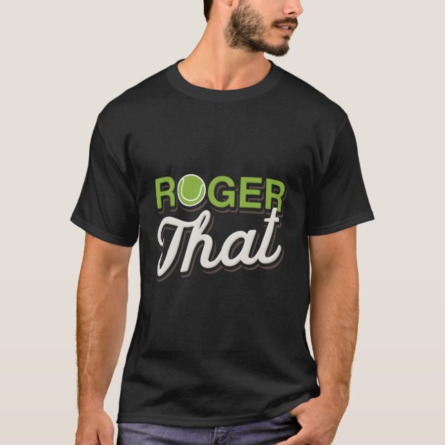 Roger T Tennis T-Shirt (Front)