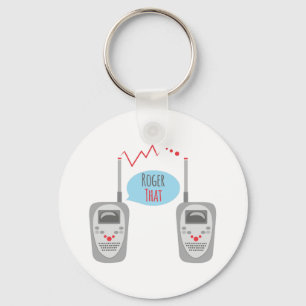 Roger That Key Ring