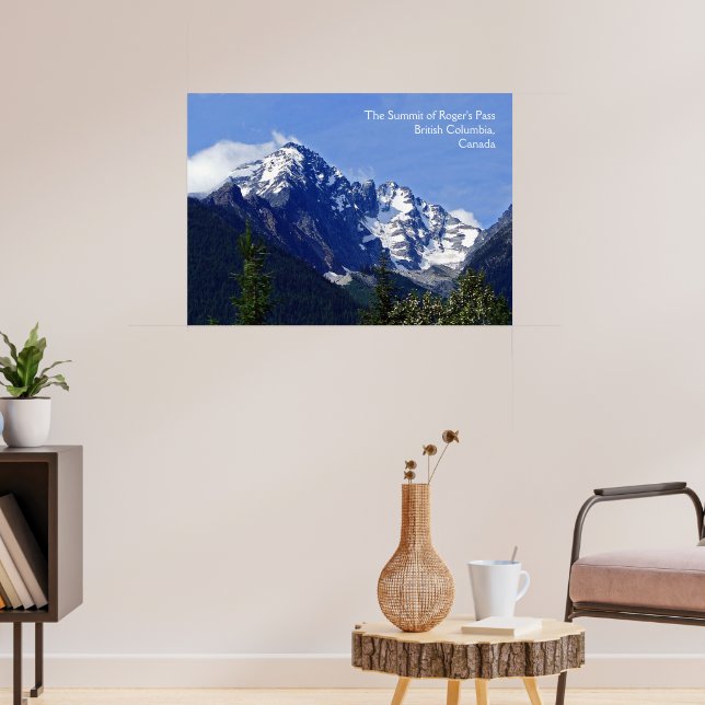 Roger's Pass Summit Poster Print (Living Room 3)
