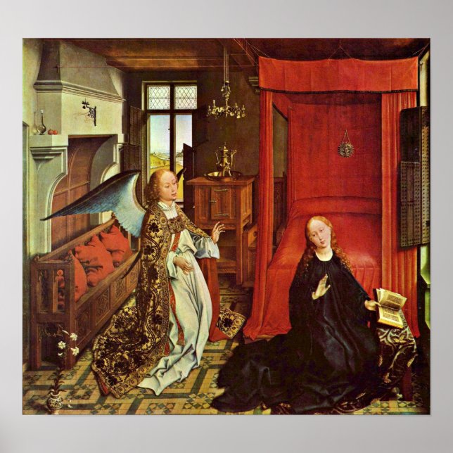 Rogier van der Weyden - The Annunciation Poster (Front)