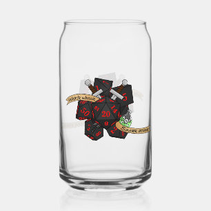 Rogue Dice Design Can Glass