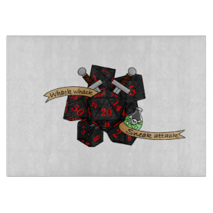 Rogue Dice Design Cutting Board