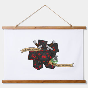 Rogue Dice Design Hanging Tapestry